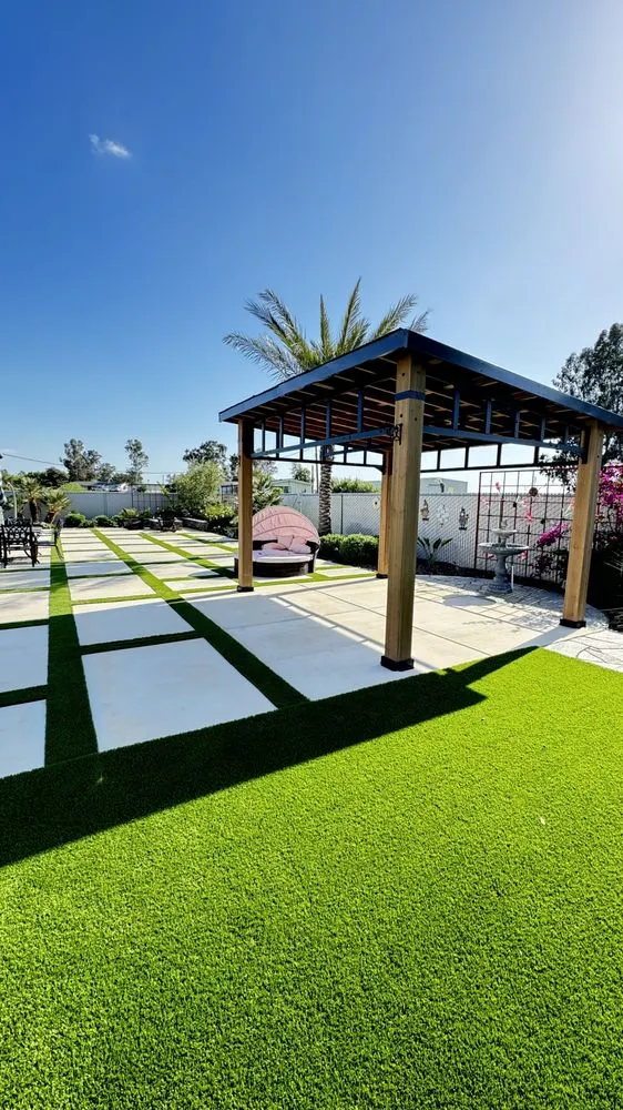 Expert landscape installation for year-round maintenance in Clovis, CA by Swift Creations Turf and Landscaping