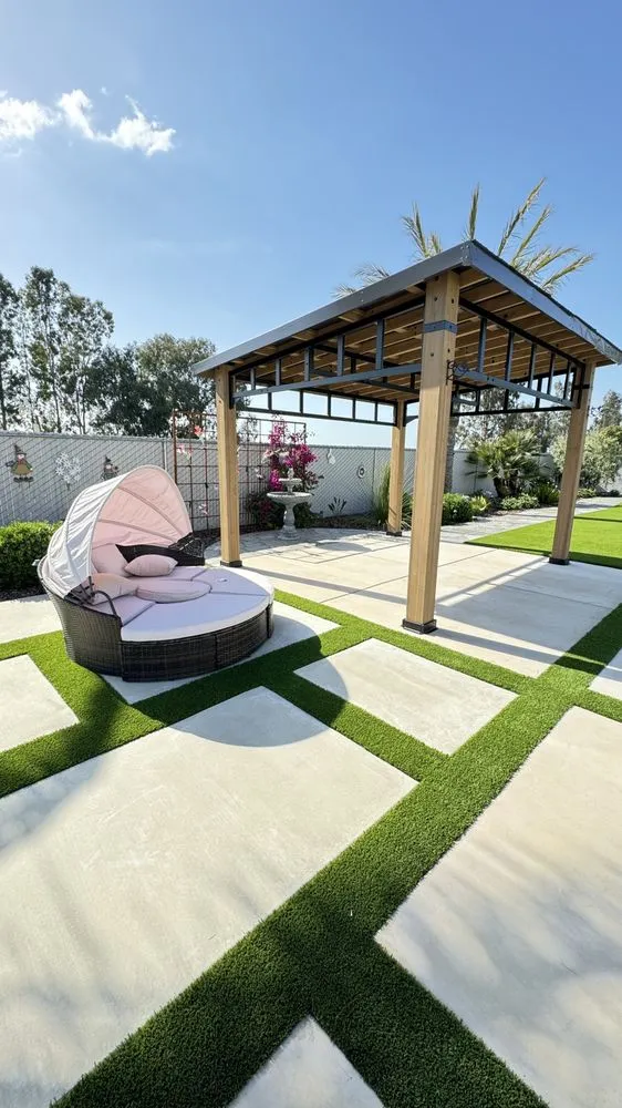 Affordable garden landscaping for beautiful yards in Clovis, CA by Swift Creations Turf and Landscaping