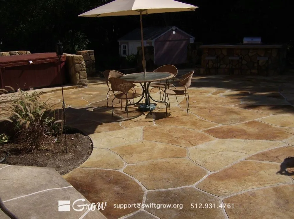 Custom landscape installation for residential properties in San Marcos, TX by Swift Grow Company