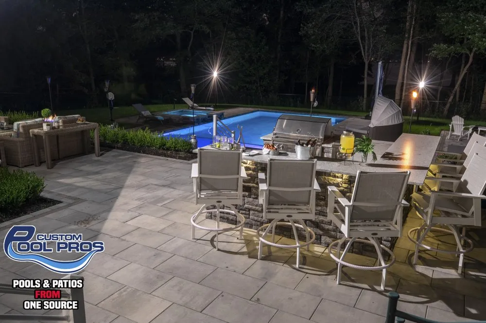 Local yard cleanup service with custom design in Kinnelon, NJ by Swimming Pool Designs NJ