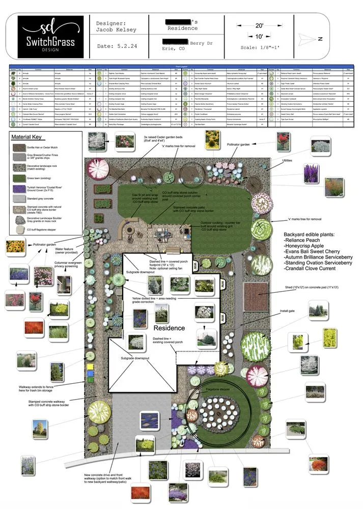 Local landscape design in Longmont, CO by Switchgrass Design