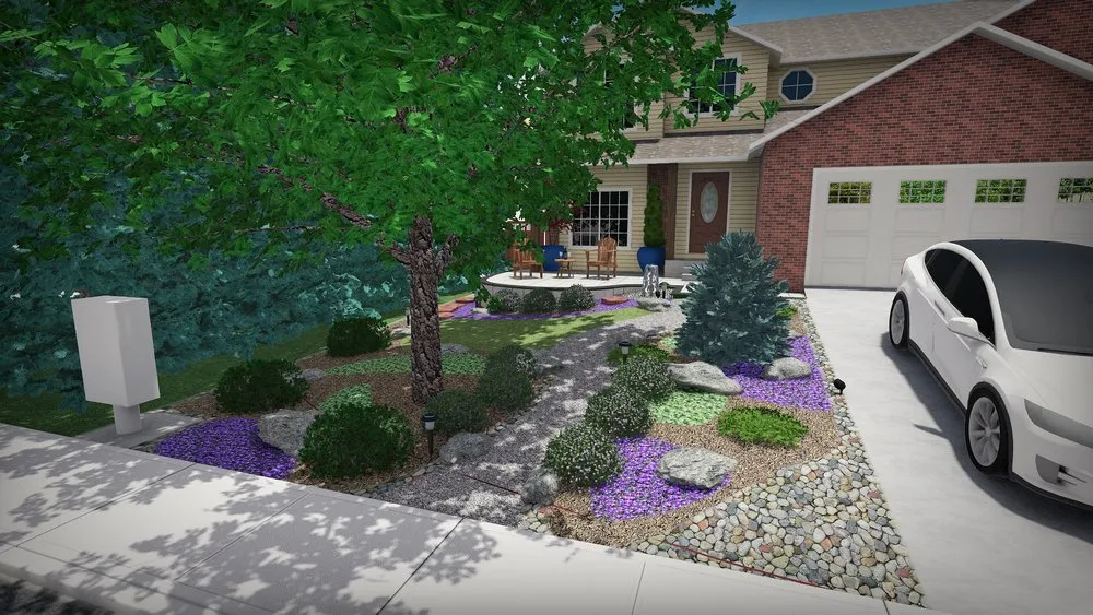 Affordable garden landscaping for beautiful yards in Longmont, CO by Switchgrass Design