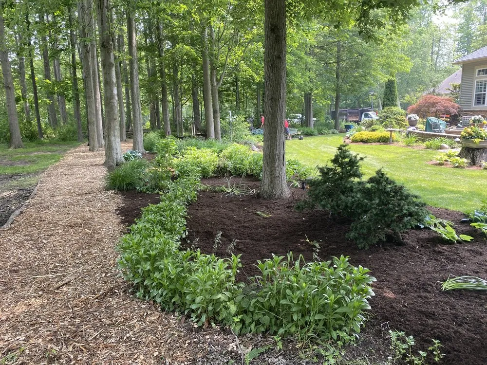 Professional lawn mowing service with custom design across Montville, OH - S&X Landscape-Design and Earthworks