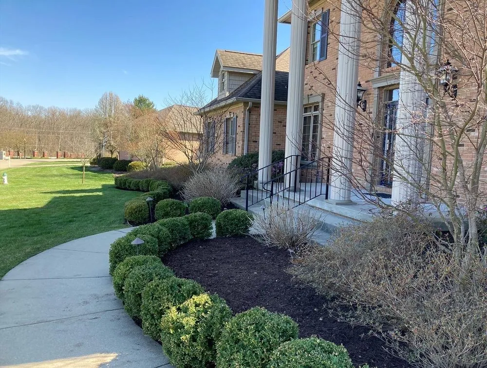 Custom landscape installation in Terre Haute, IN by Sycamore Property Solutions