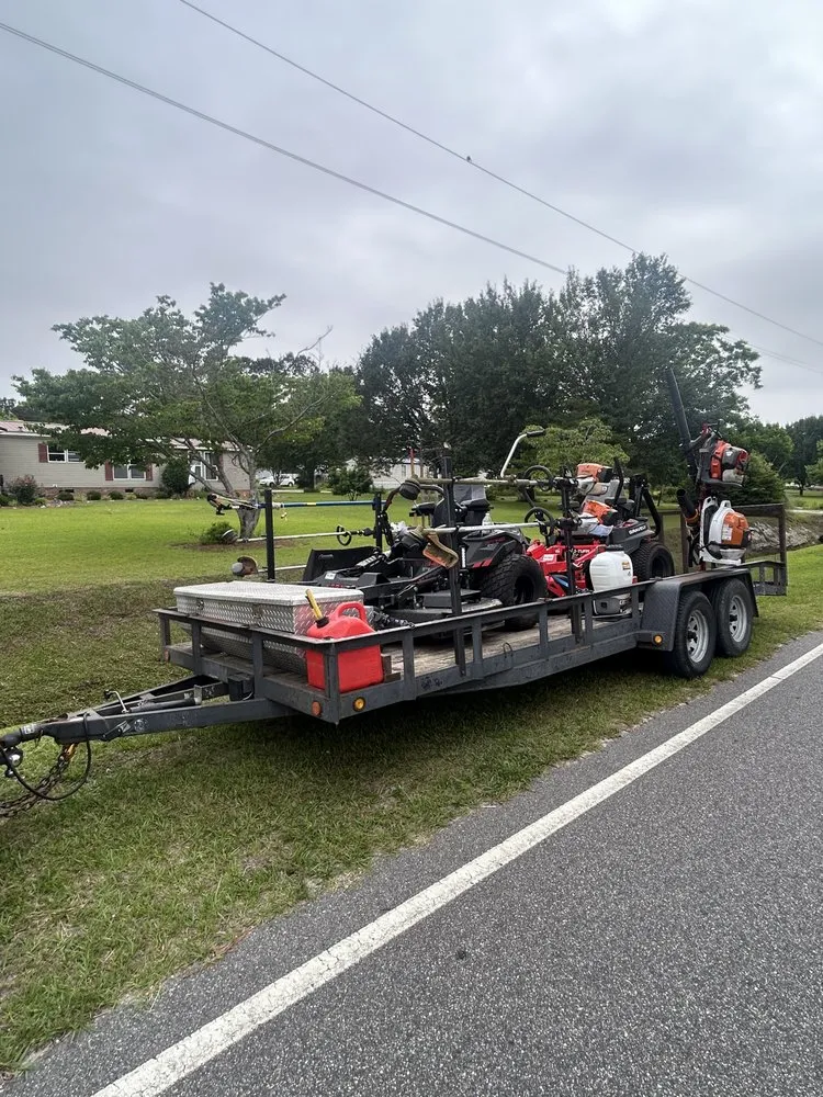 Top-rated lawn mowing service for residential properties across Whiteville, NC - Sykes Lawncare