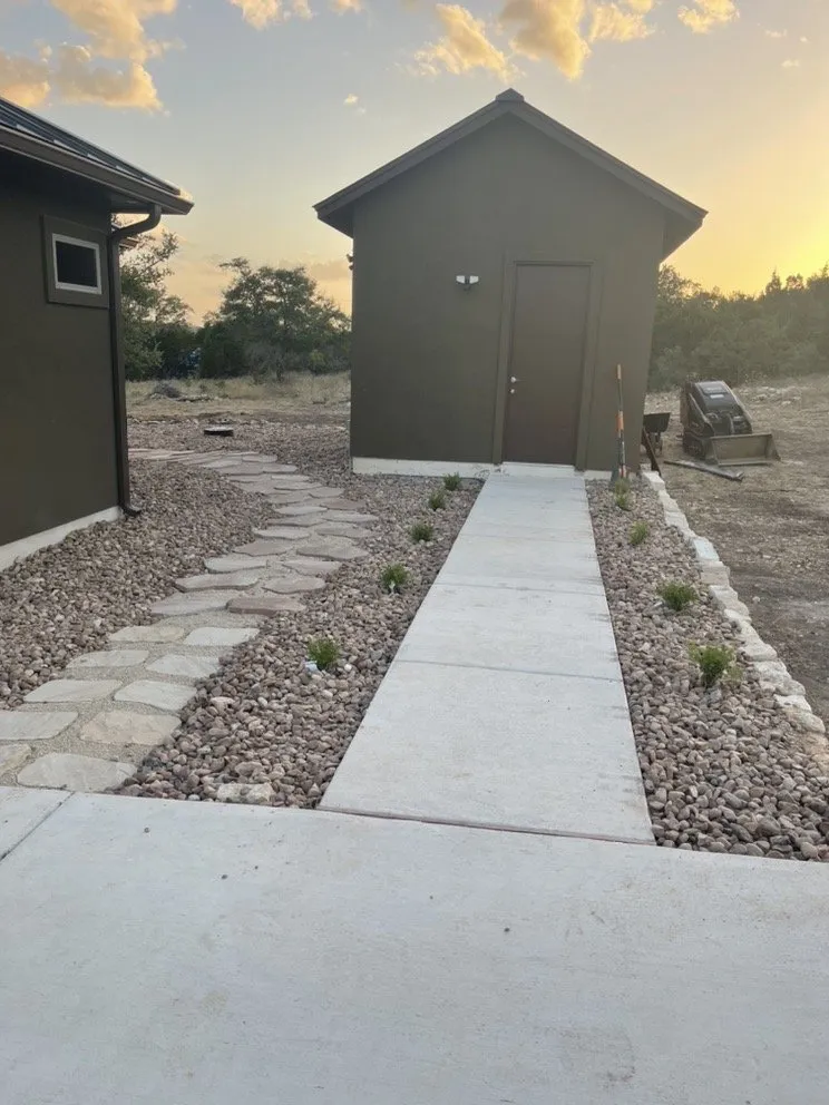 Custom garden landscaping for outdoor upgrades in Converse, TX by Sylvester Landscape