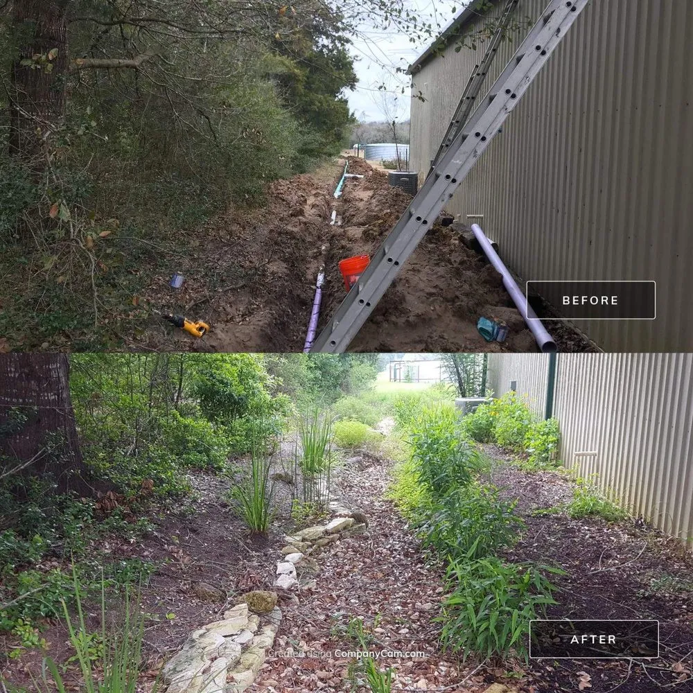 Custom landscaping services for homes in Wimberley, TX by Symbiosis