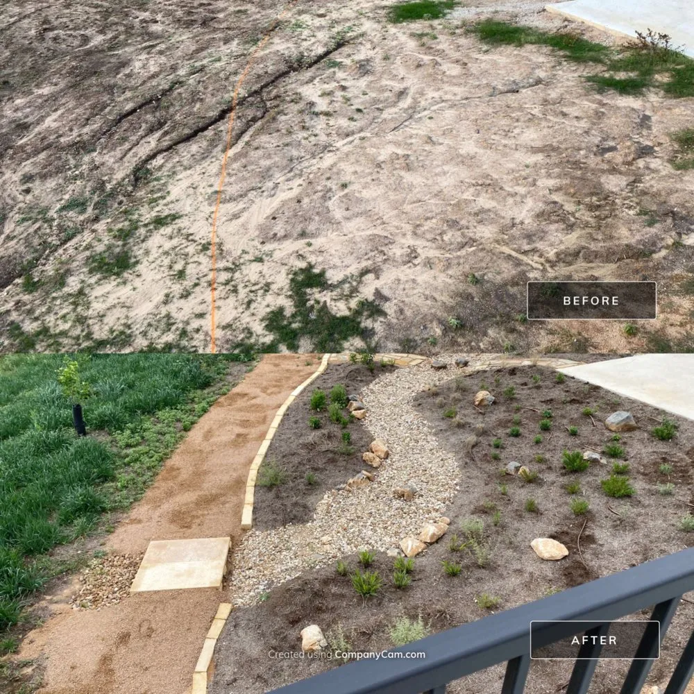 Custom landscape design for beautiful yards in Wimberley, TX by Symbiosis