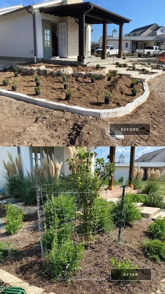 Affordable landscape design for beautiful yards in Wimberley, TX by Symbiosis