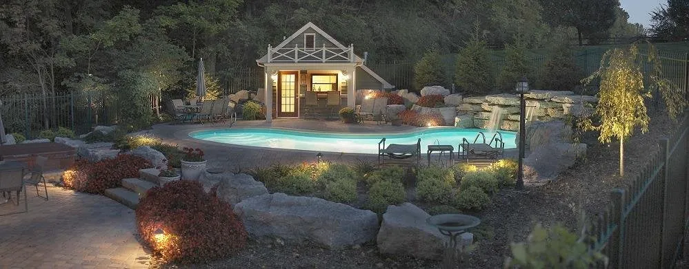 Custom landscape installation for homes in Alpharetta, GA by Synergy Landscape Group