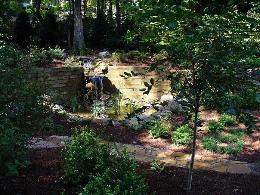 Local garden landscaping in Alpharetta, GA by Synergy Landscape Group