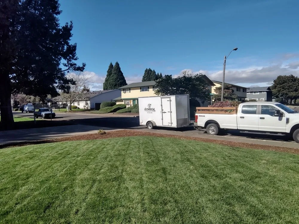 Trusted lawn mowing service for beautiful yards in Jefferson, OR by Synergy Landscape