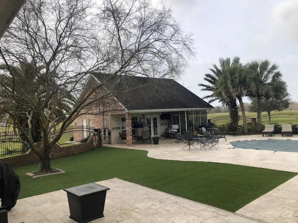 Local landscape installation in St. Martinville, LA - SYNLawn South Louisiana