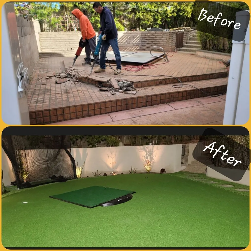 Professional landscaping services in Manhattan Beach, CA by Synthetic Dream Lawns & Putting Greens