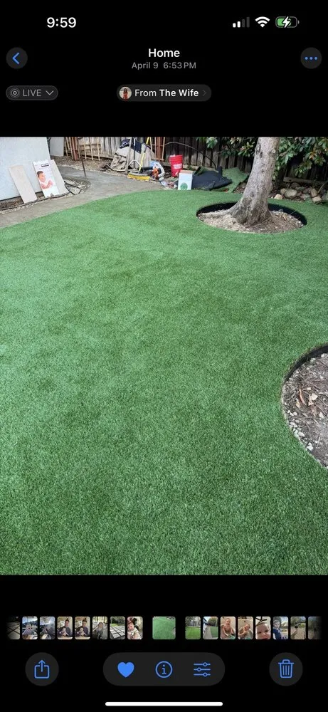 Top-rated residential landscaping with custom design in Rocklin, CA by Synthetic Grass Abi