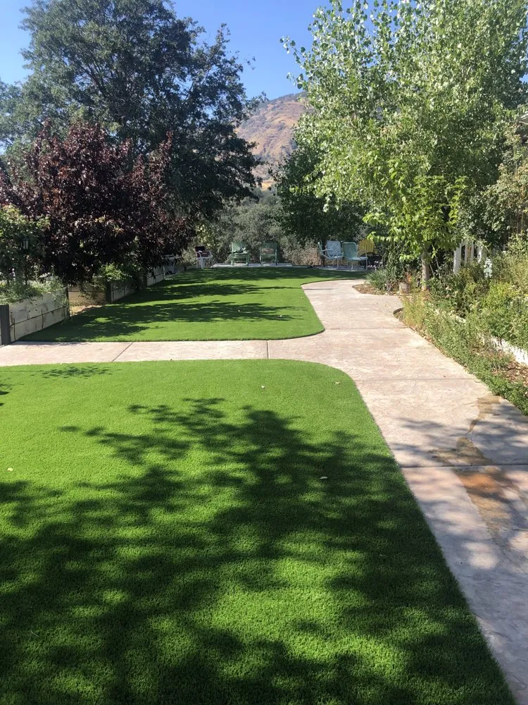Custom landscaping services for homes in Clovis, CA by Synthetic Grass Showroom