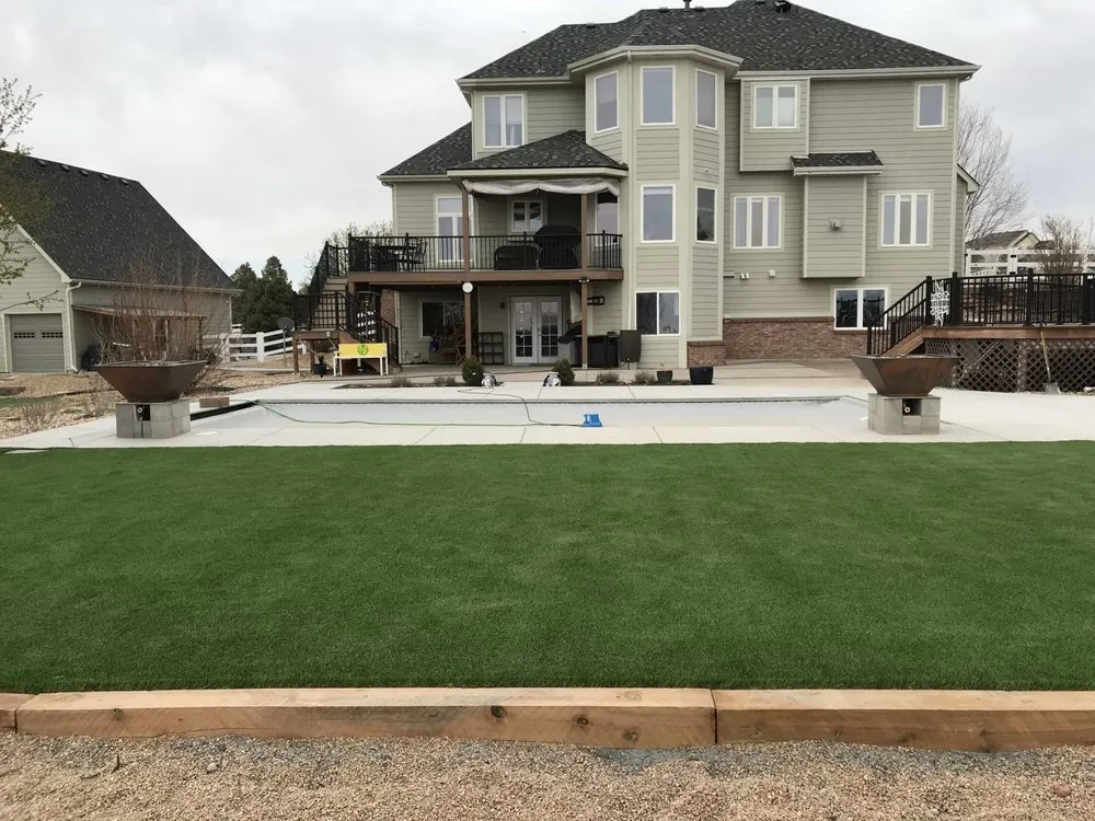 Professional landscape design for year-round maintenance across Broomfield, CO - Synthetic Turf & Landscape