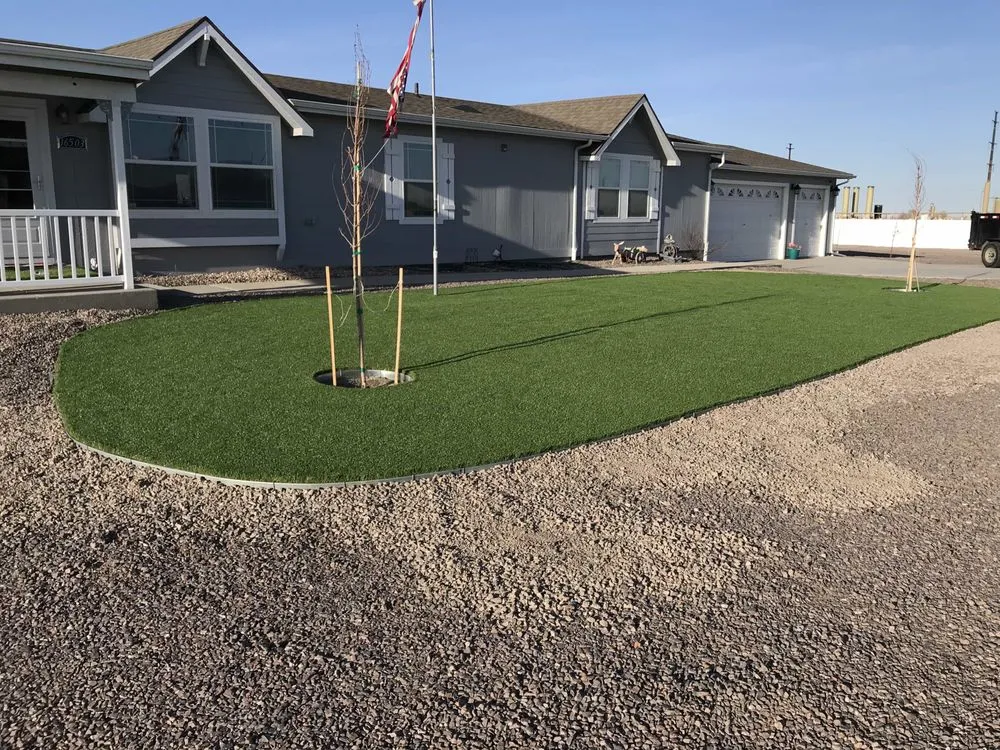 Custom landscape design in Broomfield, CO - Synthetic Turf & Landscape