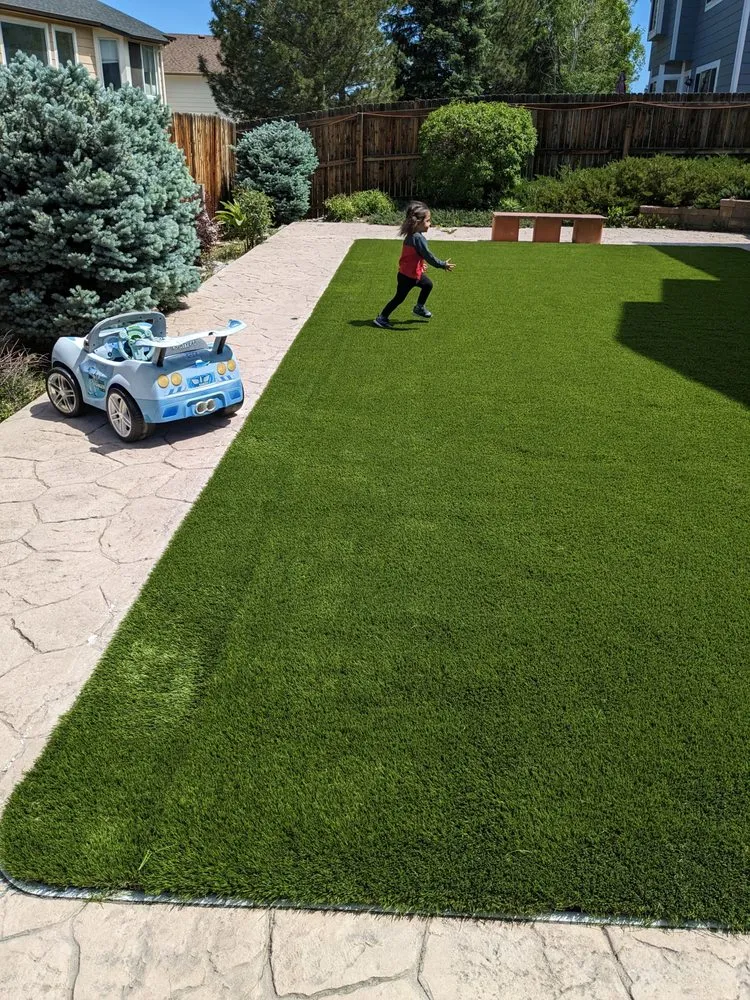 Professional landscaping services with custom design in Broomfield, CO by Synthetic Turf & Landscape