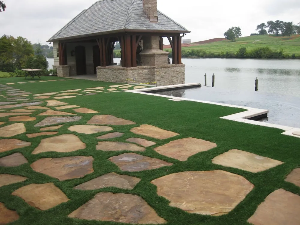 Professional landscaping services for year-round maintenance in Dalton, GA by Synthetic Turf International