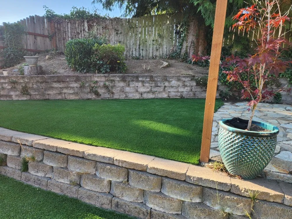 Professional garden landscaping in Seattle, WA by Synthetic Turf Sprinklers Retaining Wall Drainage