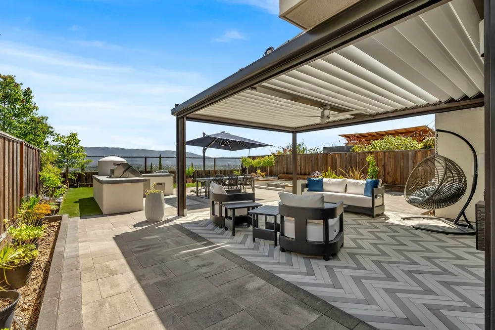 Professional lawn mowing service for outdoor upgrades in Vallejo, CA by System Pavers