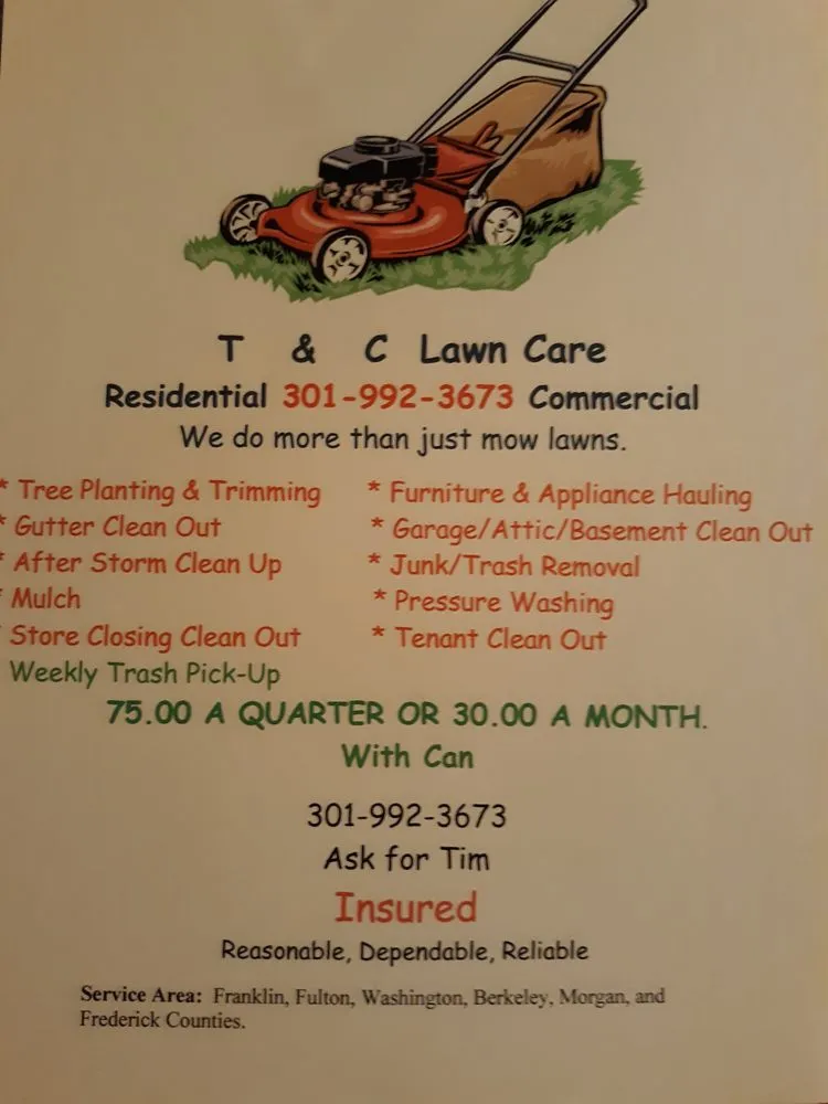 Professional outdoor landscaping in Hagerstown, MD by T & C Lawn Care