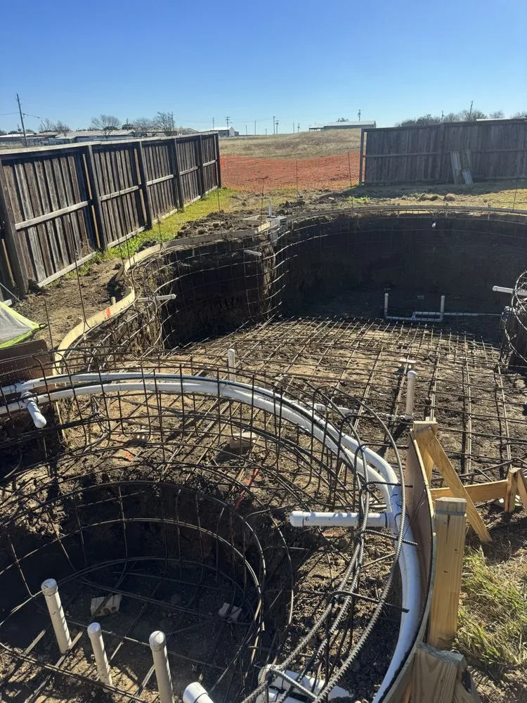 Custom residential landscaping with custom design in Heath, TX by T & D Construction