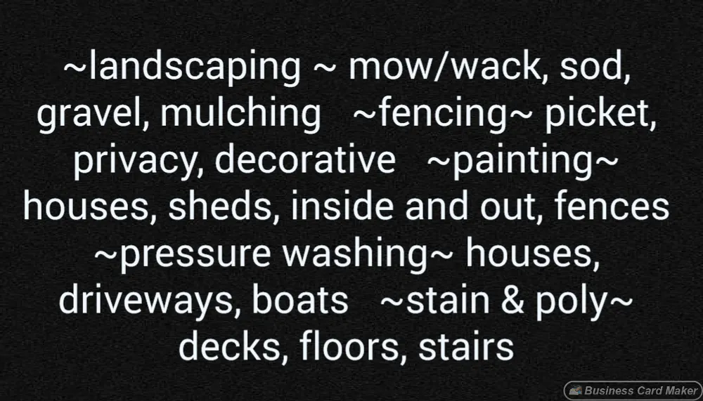 Affordable yard maintenance for beautiful yards in Hampstead, NC by T & D Contracting