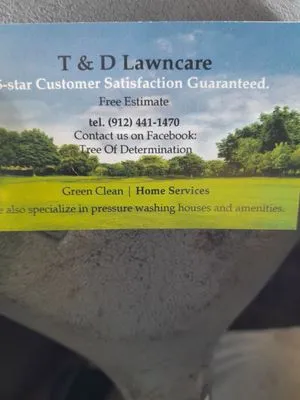 T & D Lawncare Logo