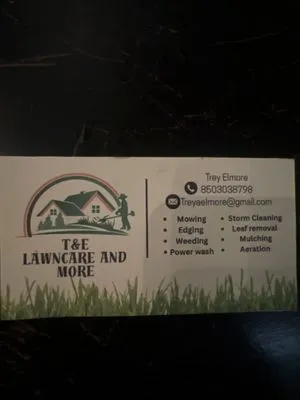 T & E Lawn Care And More Logo