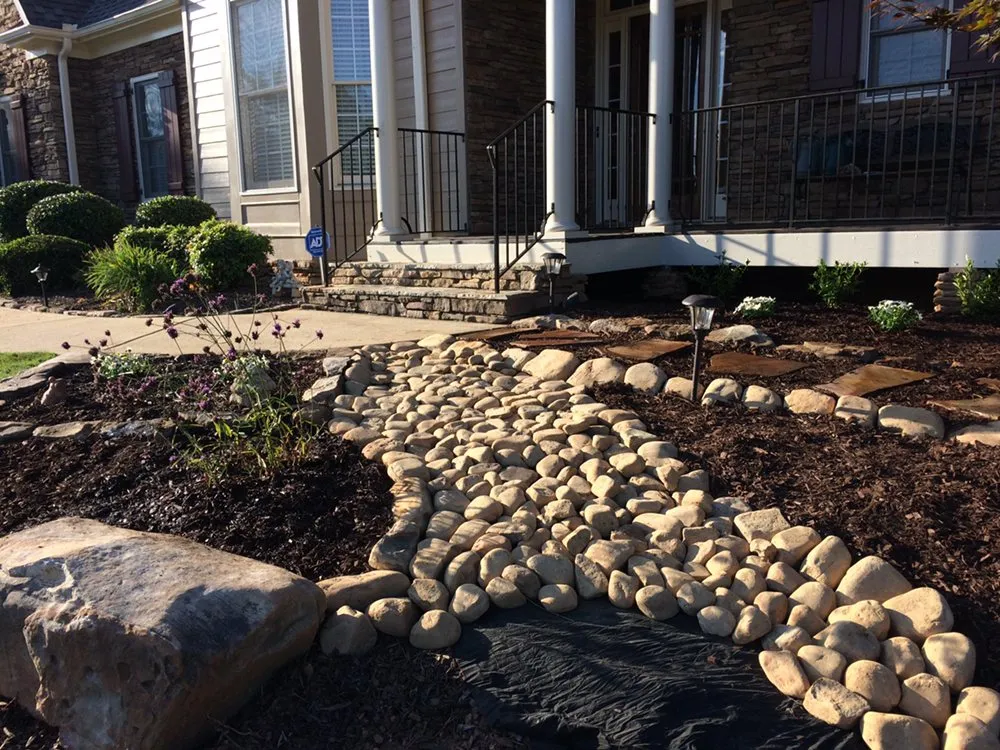 Custom yard cleanup service for outdoor upgrades in Canton, GA by T & J Landscaping and Design