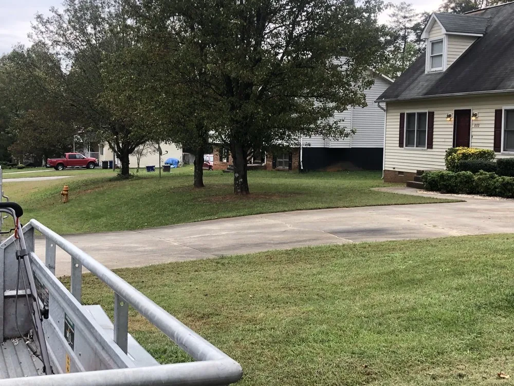 Custom residential landscaping in Winston-Salem, NC by T & J Lawn Care Service