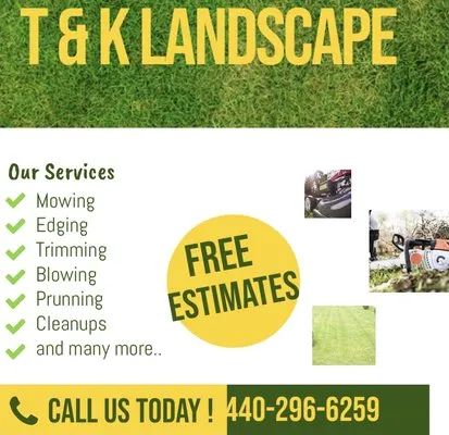 T & K Landscape Logo
