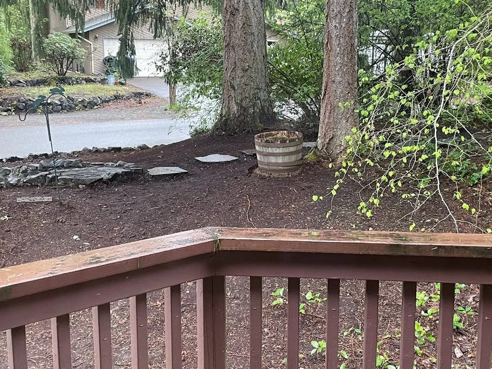 Local landscape installation with custom design in Shelton, WA by T & S Clean Up & Removal