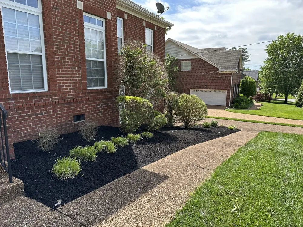 Custom landscape installation in Murfreesboro, TN by T & T Earthcare