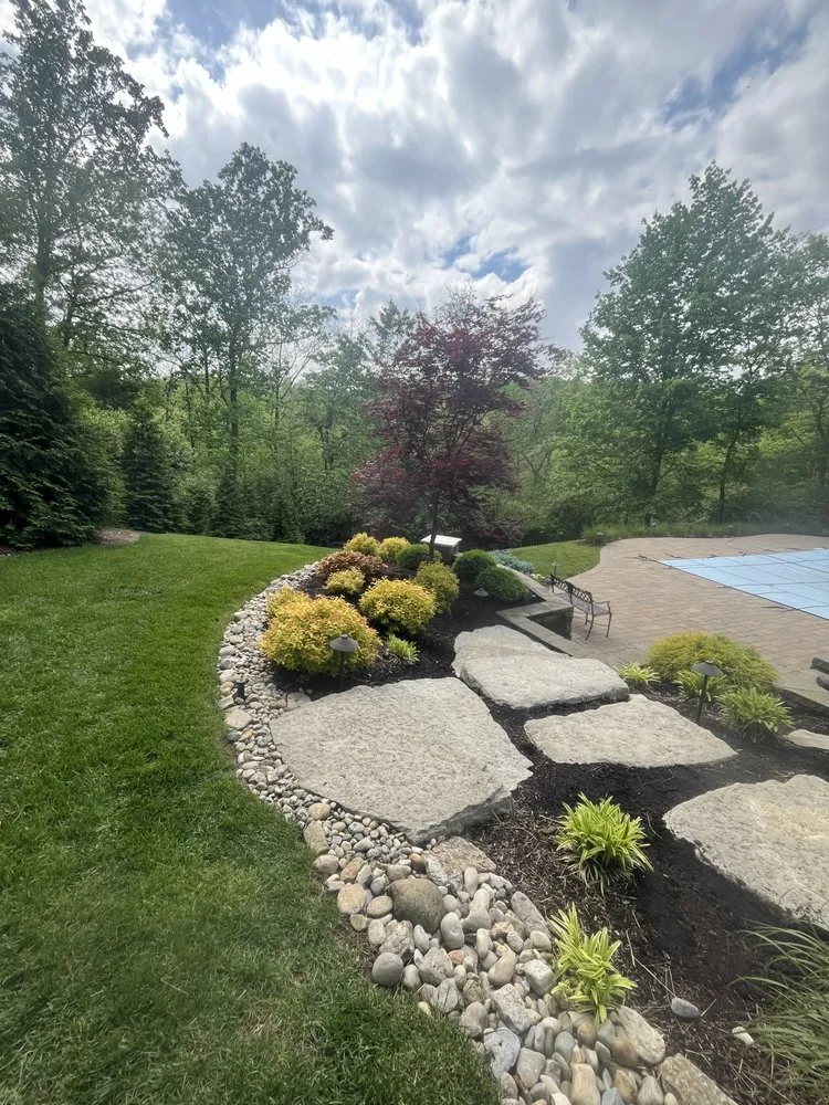 Custom landscape installation in Trenton, OH - T & T Lawn Care
