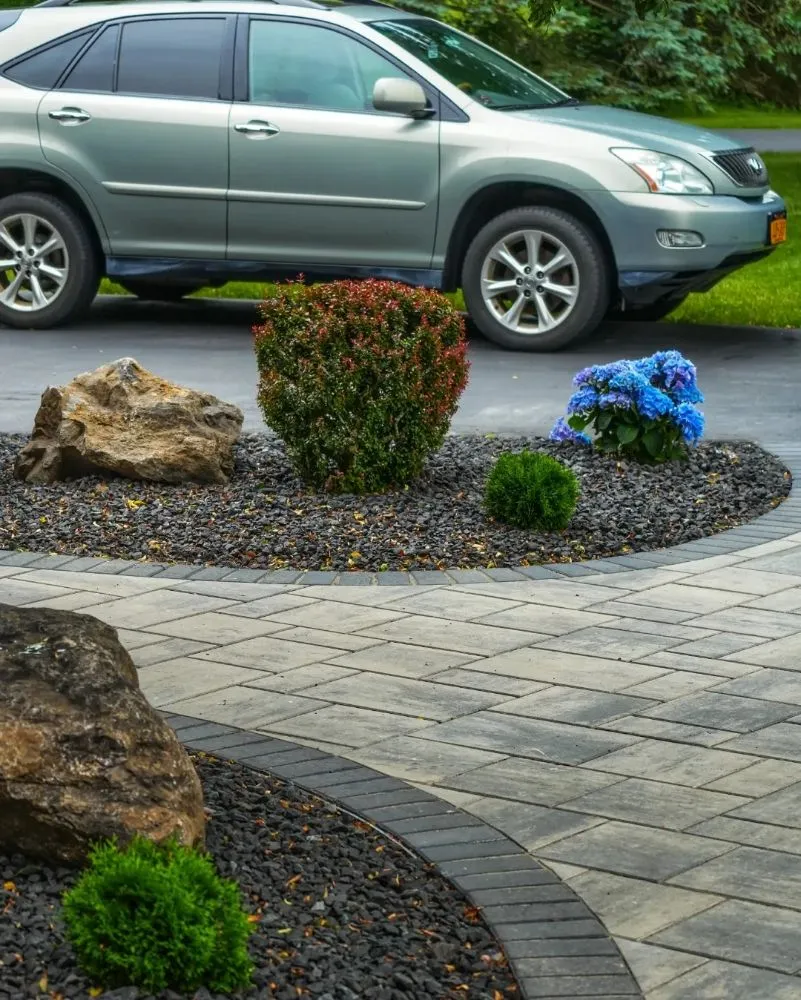 Top-rated residential landscaping for residential properties in Macedon, NY by T A Stone Works & Landscaping