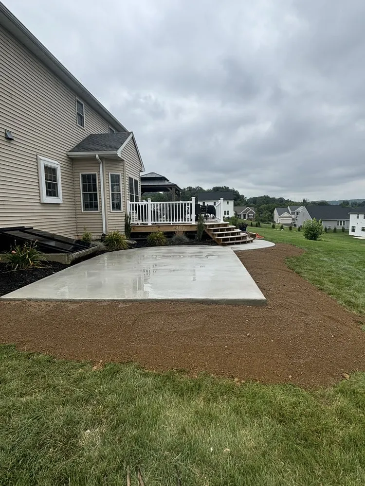 Affordable landscape design for residential properties across Lancaster, PA - T Bones Concrete