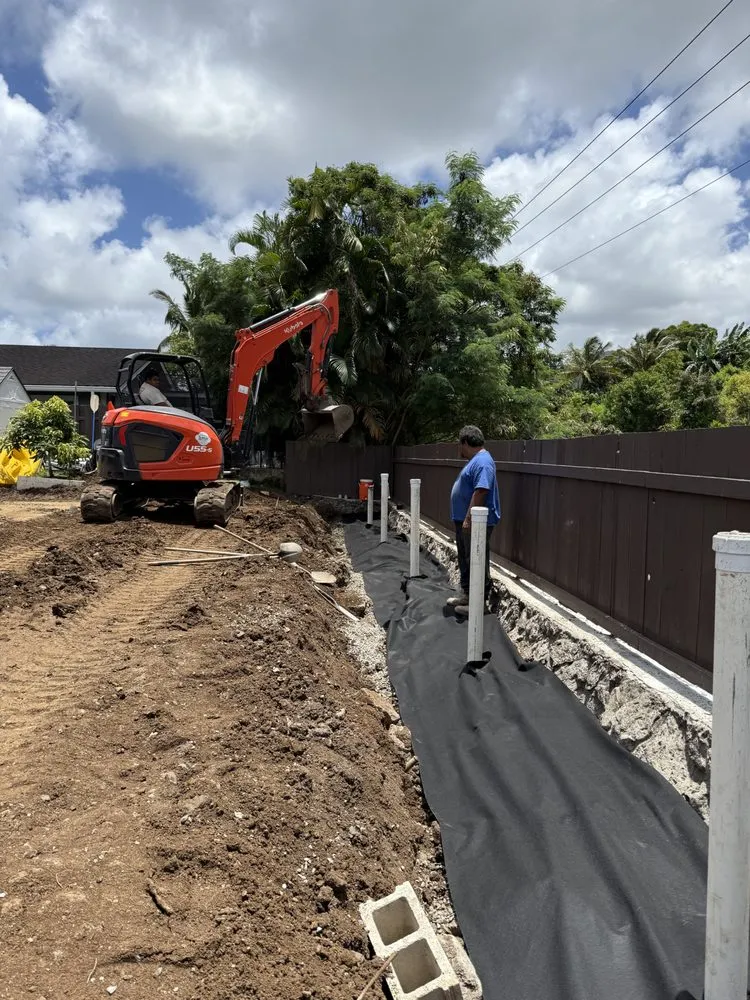 Professional landscape installation for beautiful yards in Urban Honolulu, HI by T Handyman Services