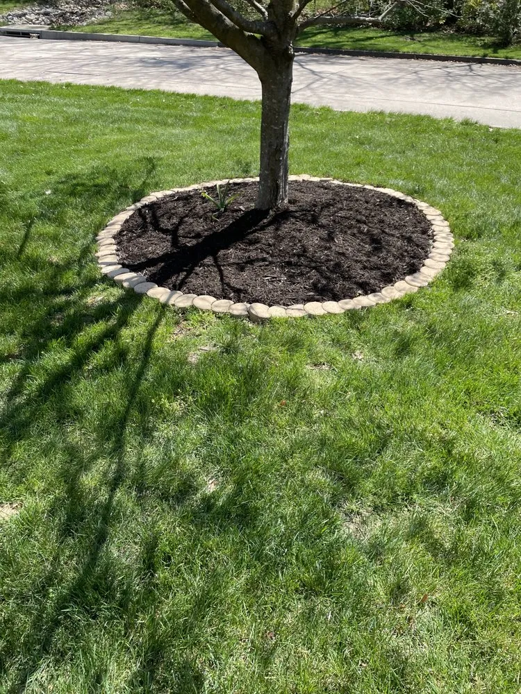 Custom landscape installation in Columbia, MO by T Jones Builders & Landscaping