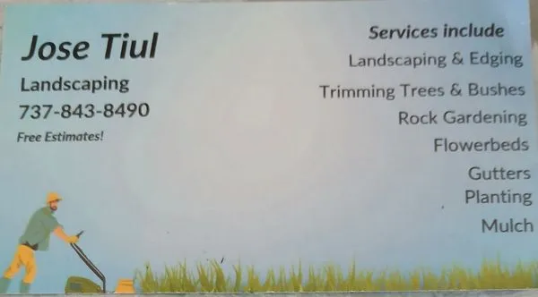 T Jose Landscaping Logo