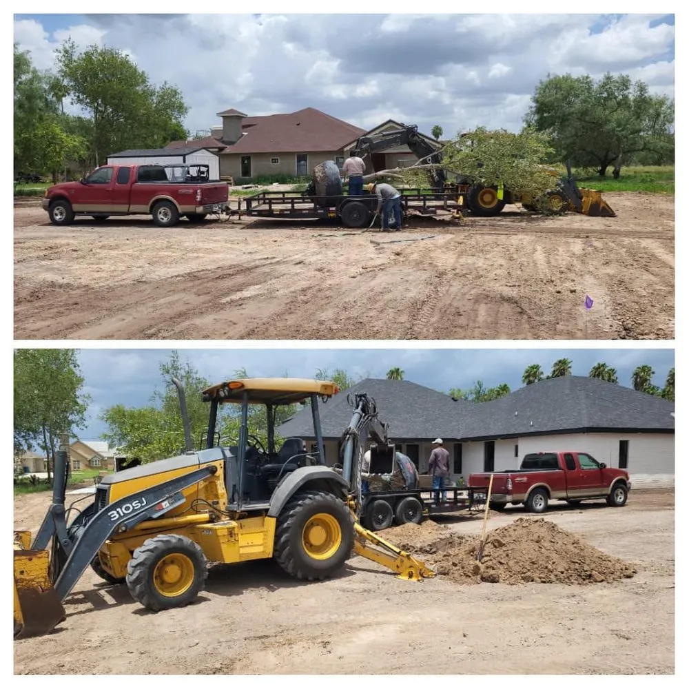 Reliable lawn mowing service with custom design in Brownsville, TX by T Rex Dump Trucks