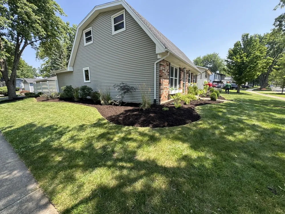Affordable landscaping services for residential properties in Aurora, IL by T-Rex Exteriors