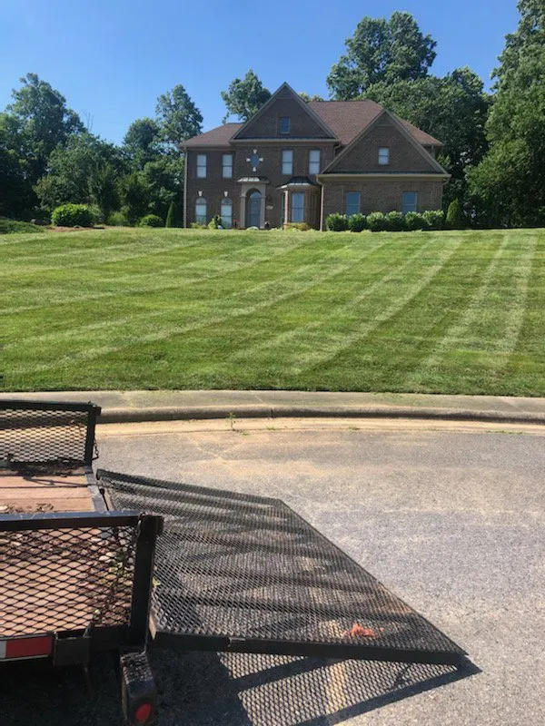 Reliable lawn care service for residential properties in Winston-Salem, NC by T Rivera Landscaping