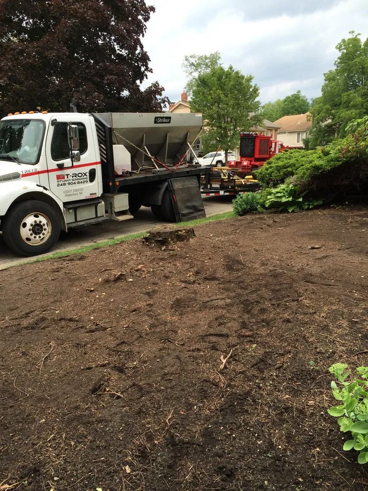 Local lawn care service experts serving Waterford, MI - T-Rox Stump Grinding