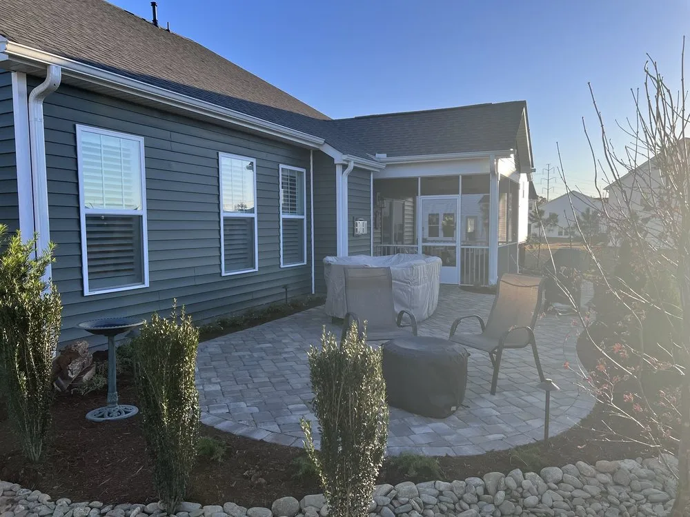 Reliable landscape installation with custom design in Greenville, SC by T Squared Landscaping & Hardscaping