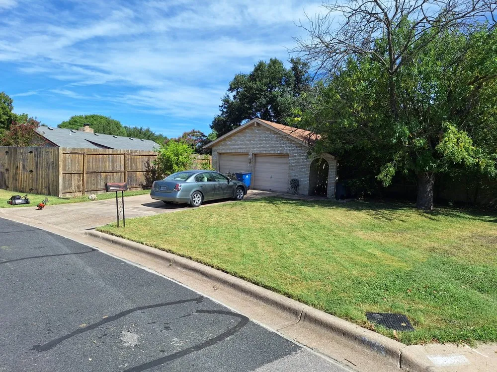 Trusted yard maintenance with custom design in Austin, TX by T1 and Done