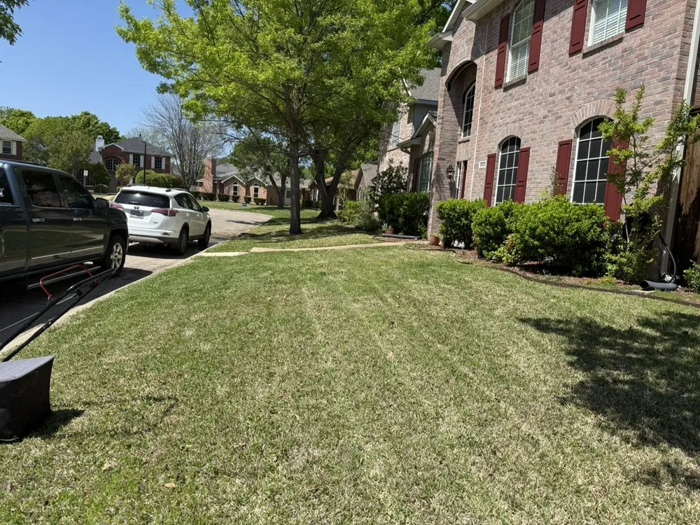 Professional outdoor landscaping in Garland, TX by T22 Lawn Cutters