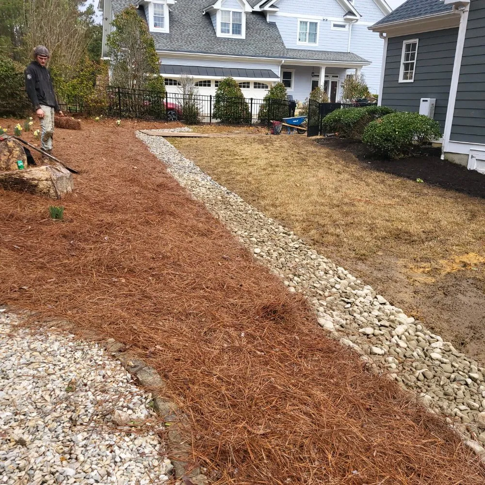 Affordable outdoor landscaping with custom design across Pittsboro, NC - T3 Landscaping